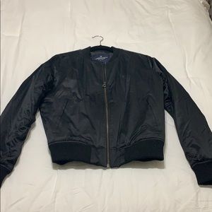 American Eagle Black Bomber Small